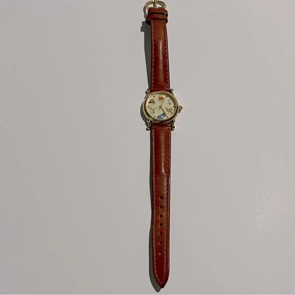Vintage Winnie the Pooh & Friends Disney Parks Watch with Brown Leather Strap - Picture 2 of 13